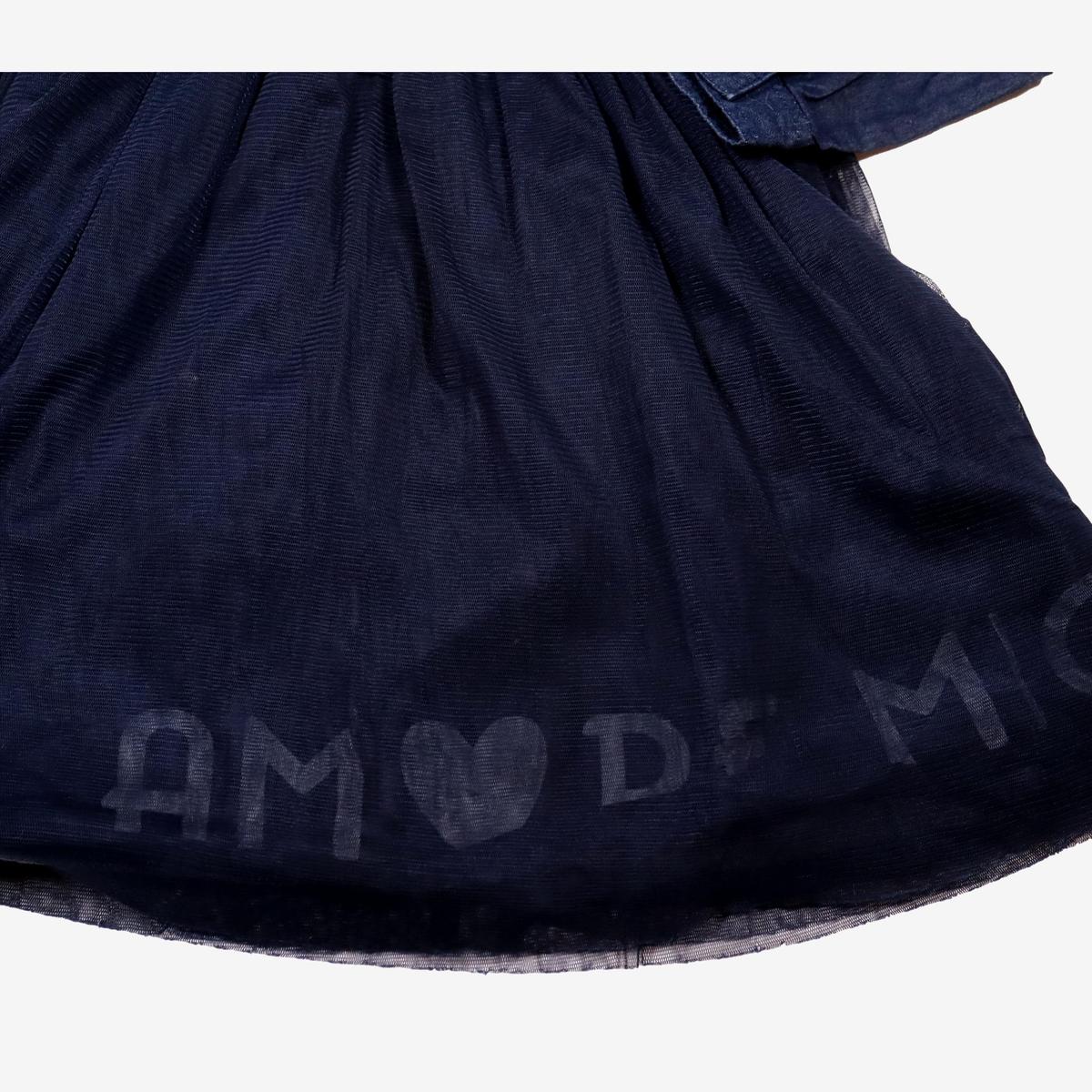 IKKS 10 ans Robe marine avec tulle thumbnail