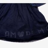 IKKS 10 ans Robe marine avec tulle thumbnail