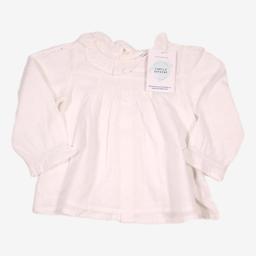 BOUTCHOU 12 mois blouse blanche plumetis