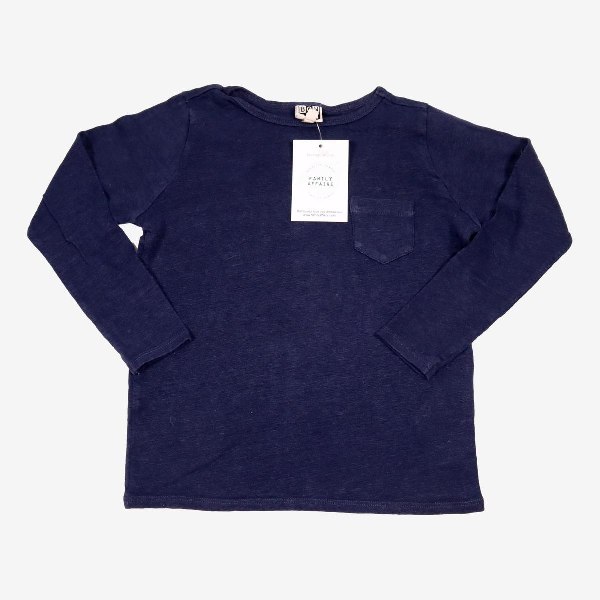 BONTON 6 ans t-shirt lin marine