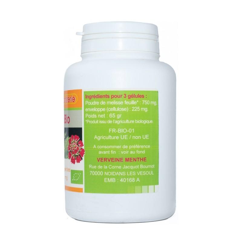 200 gélules MELISSE BIO AB dosées à 250 mg. thumbnail
