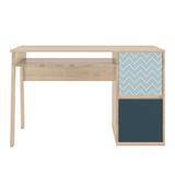 Bureau 1 niche 2 portes Larvik - Chêne blond thumbnail