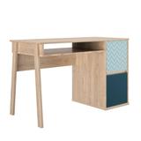 Bureau 1 niche 2 portes Larvik - Chêne blond thumbnail