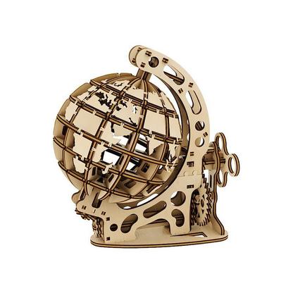 Globe petit modèle - maquette 3D mobile en bois