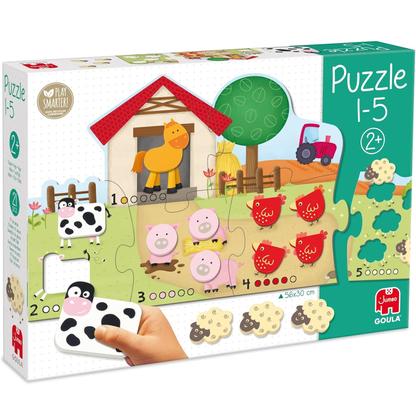 Puzzle chiffres de 1 à 5