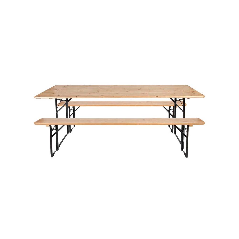 Ensemble table et banc de jardin Brasseur Lot de 10 thumbnail