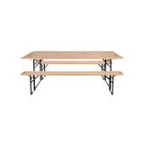 Ensemble table et banc de jardin Brasseur Lot de 10 thumbnail