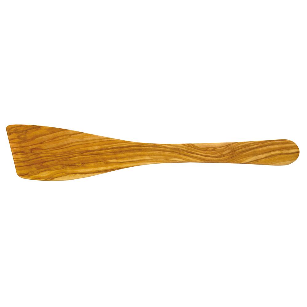 Spatule galbée en bois d'olivier
