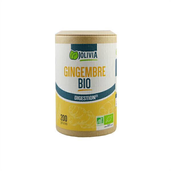 Gingembre Bio - 200 gélules végétales de 270 mg thumbnail