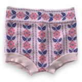 BONJOUR, Short beige à fleurs roses et bleus, 10 ans thumbnail