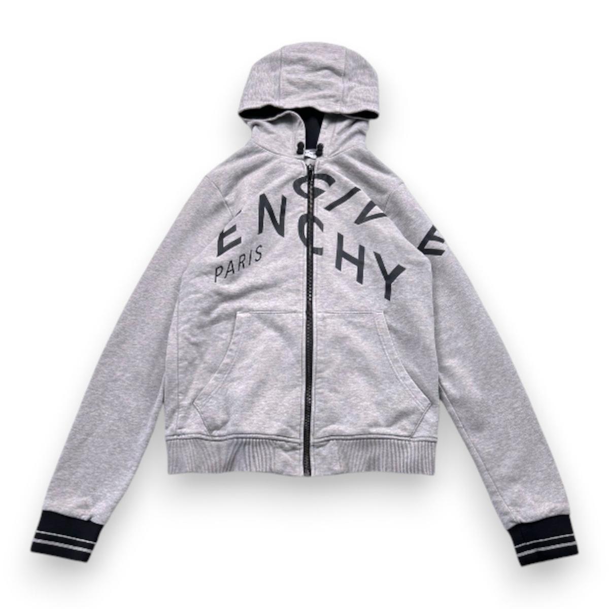 GIVENCHY, Sweat gris à capuche zippé, 12 ans thumbnail