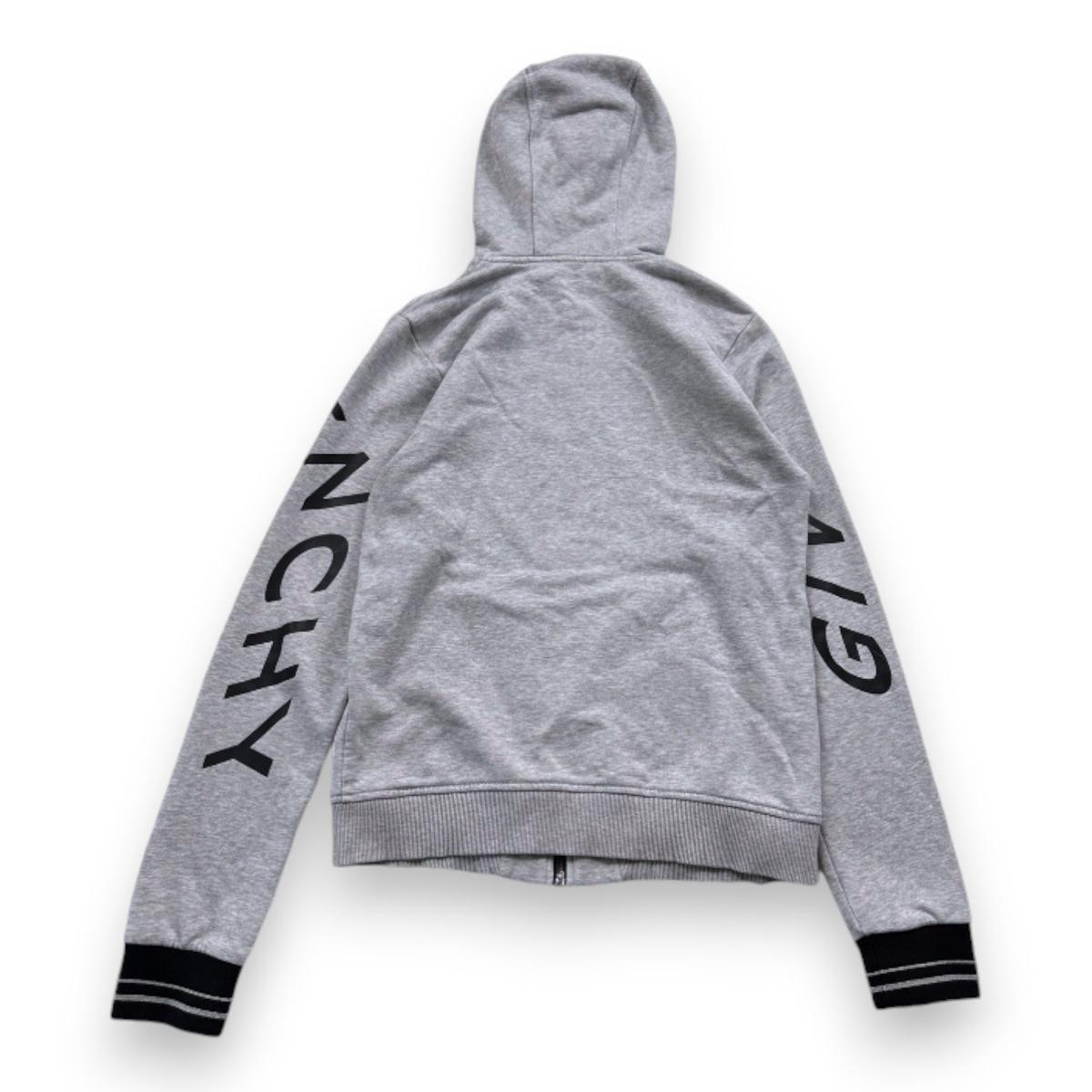 GIVENCHY, Sweat gris à capuche zippé, 12 ans thumbnail