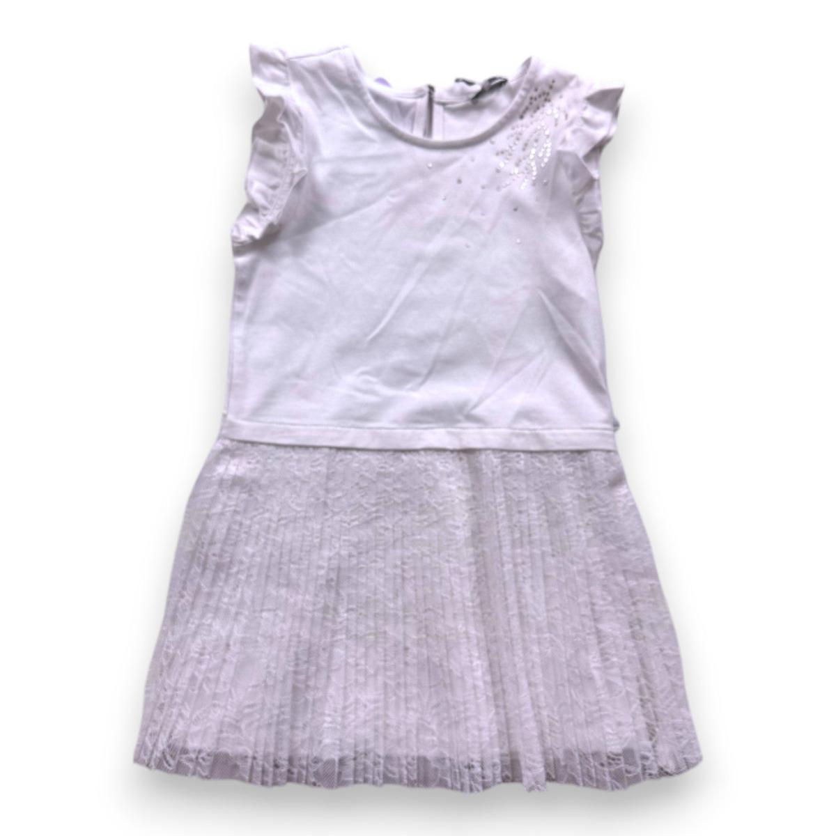 IKKS, Robe blanc avec détails, 3 ans thumbnail