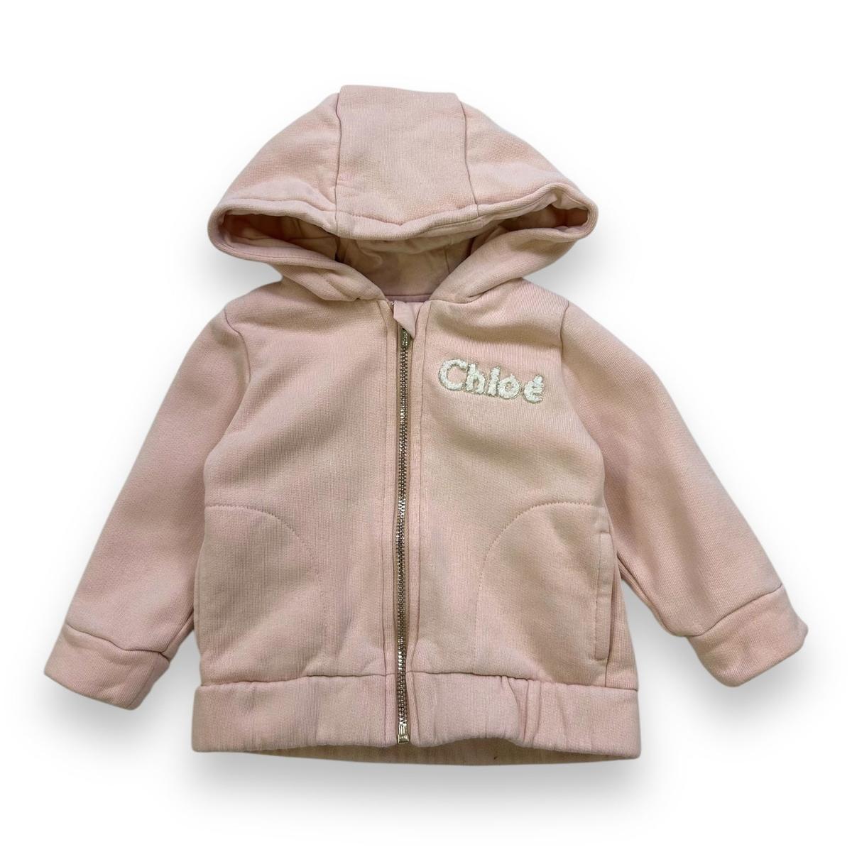 CHLOÉ, SWEAT, ROSE, 6 MOIS thumbnail