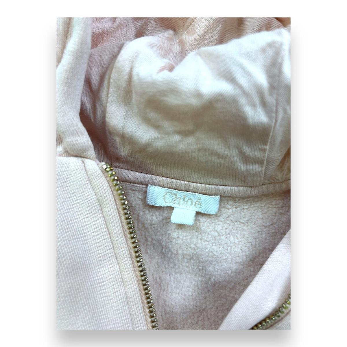 CHLOÉ, SWEAT, ROSE, 6 MOIS thumbnail