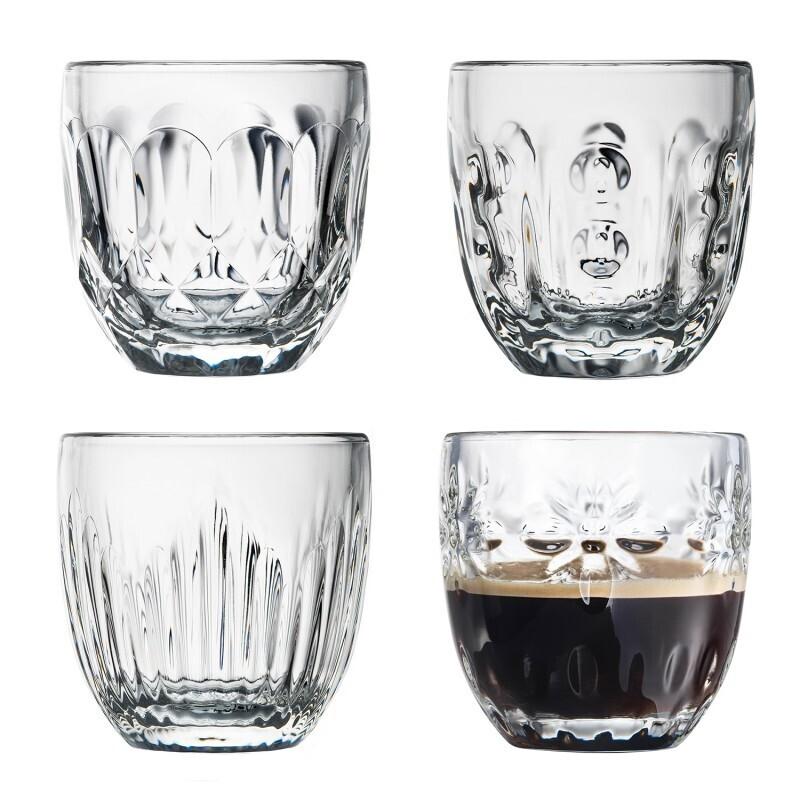 Boîte de 4 tasses à expresso Troquet thumbnail