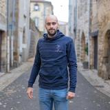 Sweat coton Capuche Bleu thumbnail