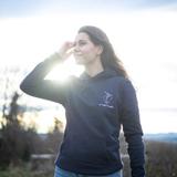 Sweat coton Capuche Bleu thumbnail