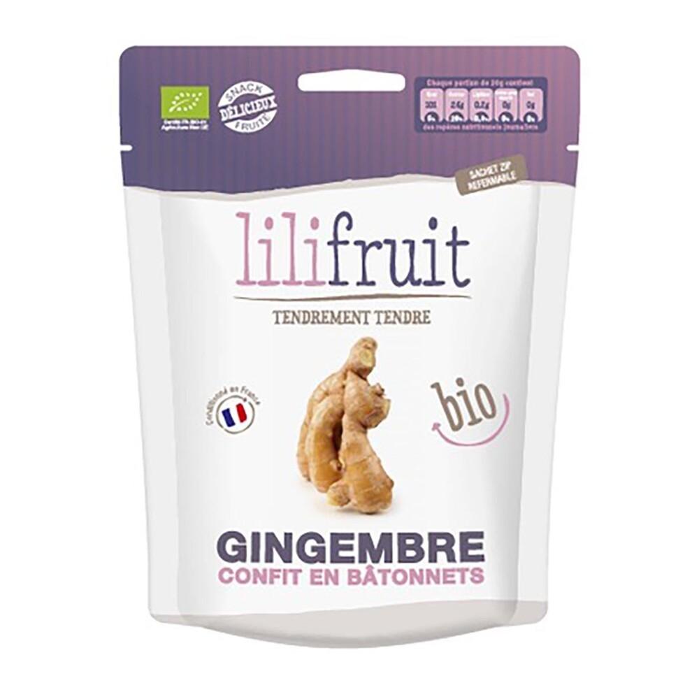 Gingembre confit en bâtonnets 150g bio