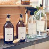 Distributeur de savon en verre ambré 300ml thumbnail
