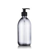Distributeur de savon noir 500ml verre blanc thumbnail