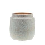 Vase Galassia blanc et or 20 cm thumbnail
