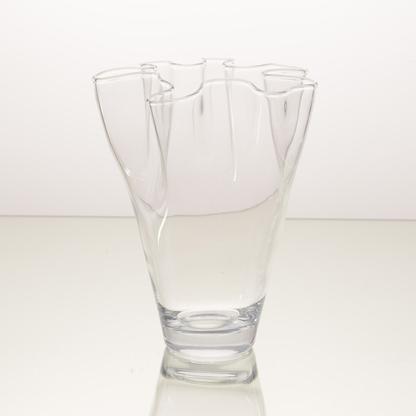 Vase plissé  - hauteur 26 cm