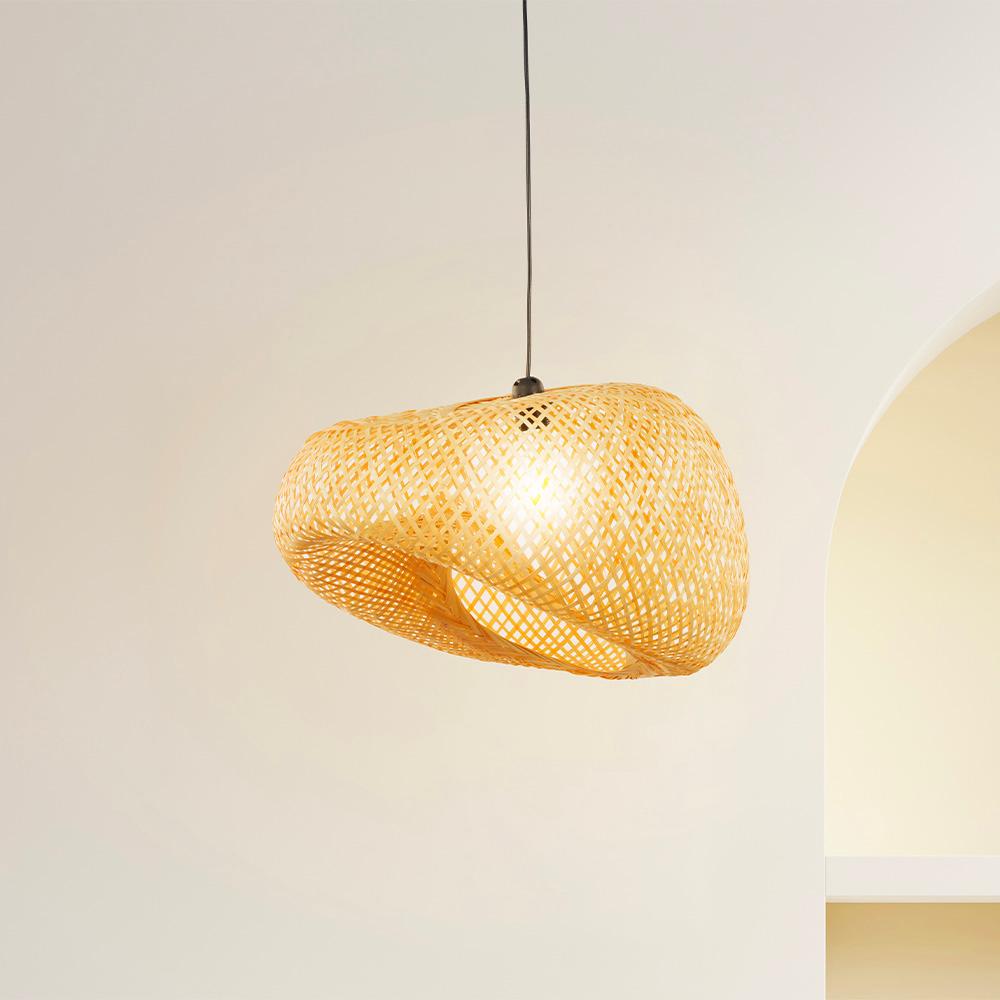 Suspension design bambou naturel thumbnail