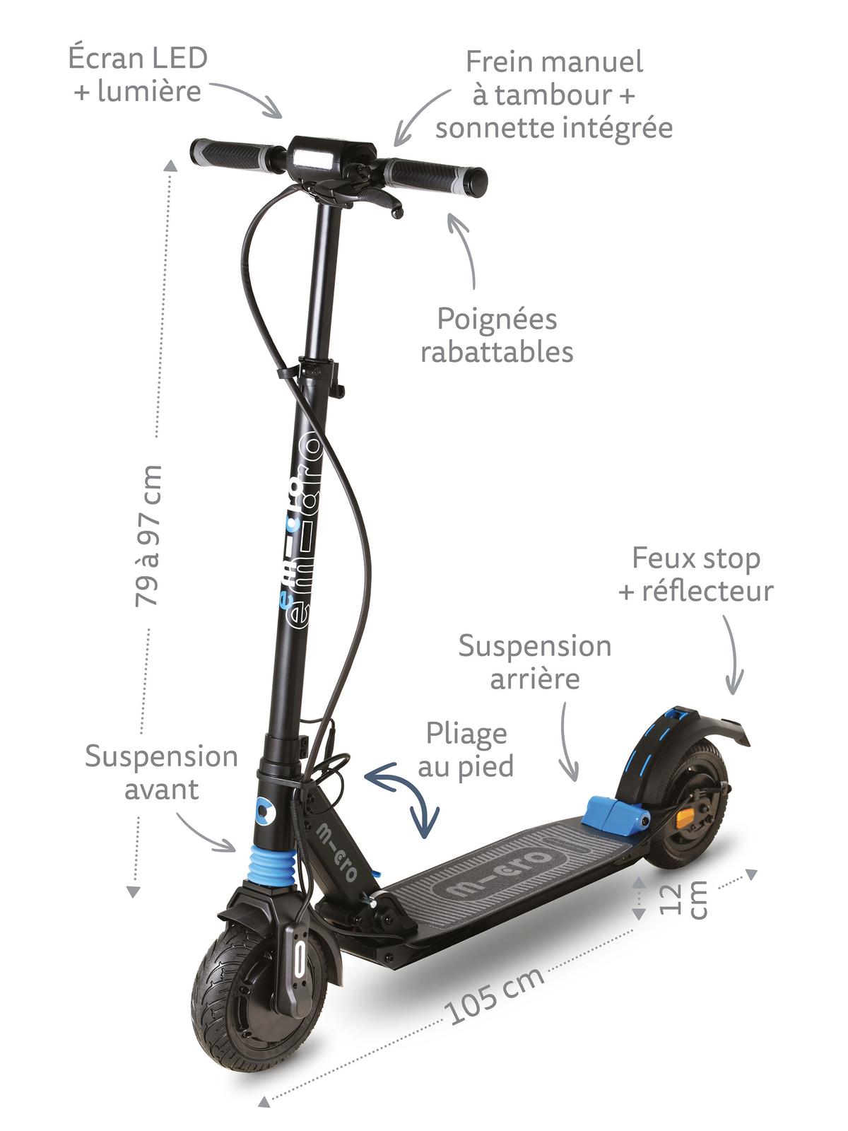 Trottinette électrique Micro Merlin thumbnail