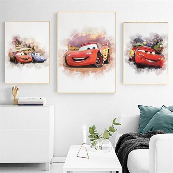Affiche Cars - 30x40cm - Chambre Bébé Garcon Fille thumbnail
