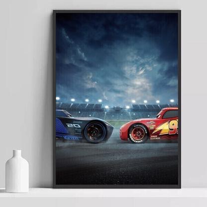 Affiche Cars - 30x40cm - Chambre Bébé Garcon Fille