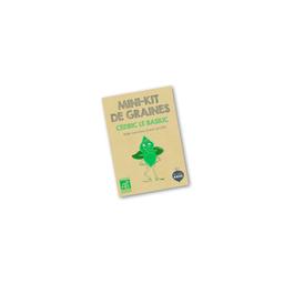 mini kit de graines bio de cédric le basilic