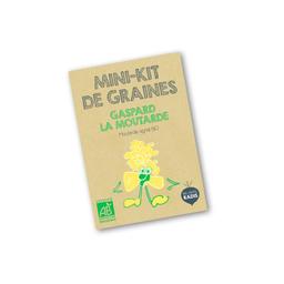 mini kit de graines bio de gaspard la moutarde