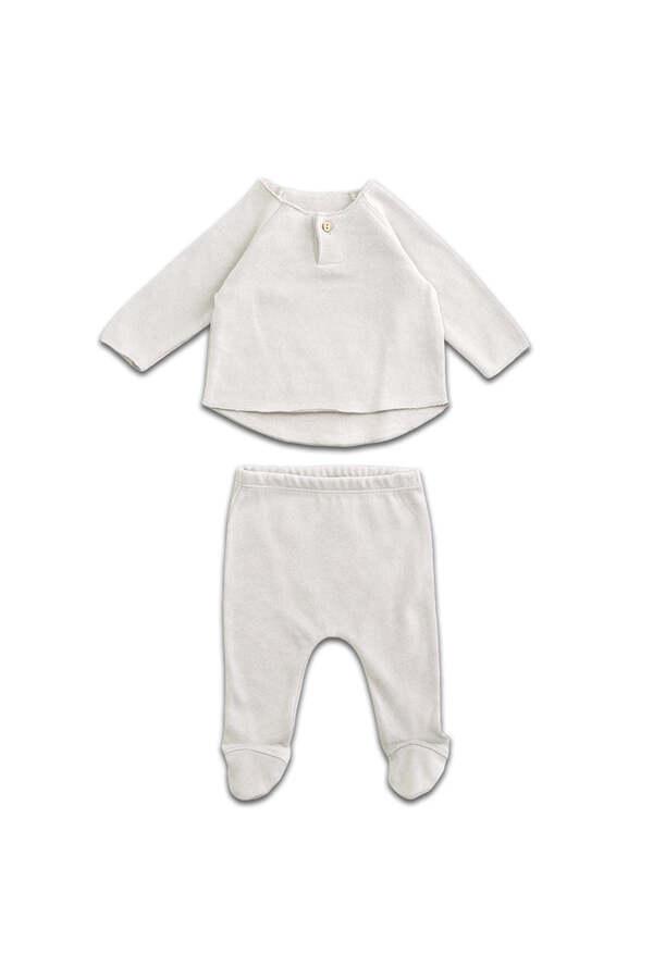 Ensemble Pyjama Jersey Ecru