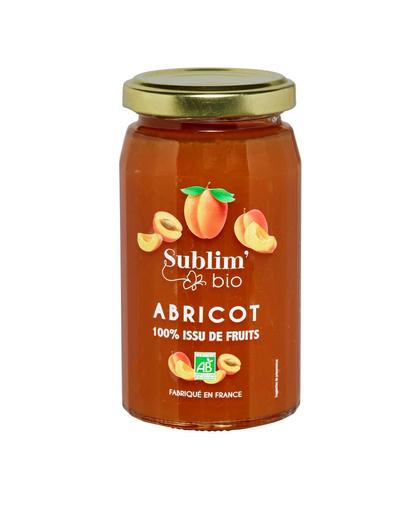 Confiture d'abricots bio 240g
