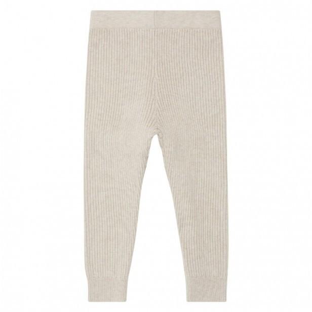 Legging Bébé Bio en Tricot Écru thumbnail