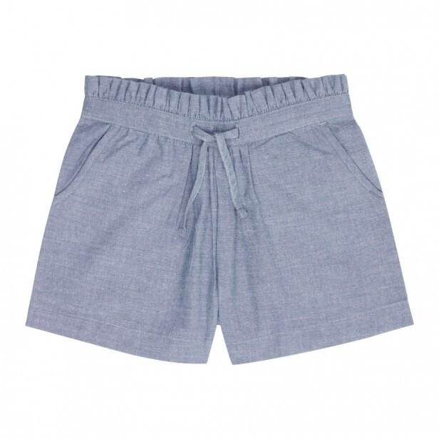 Short Bébé Fille Bio Bleu thumbnail