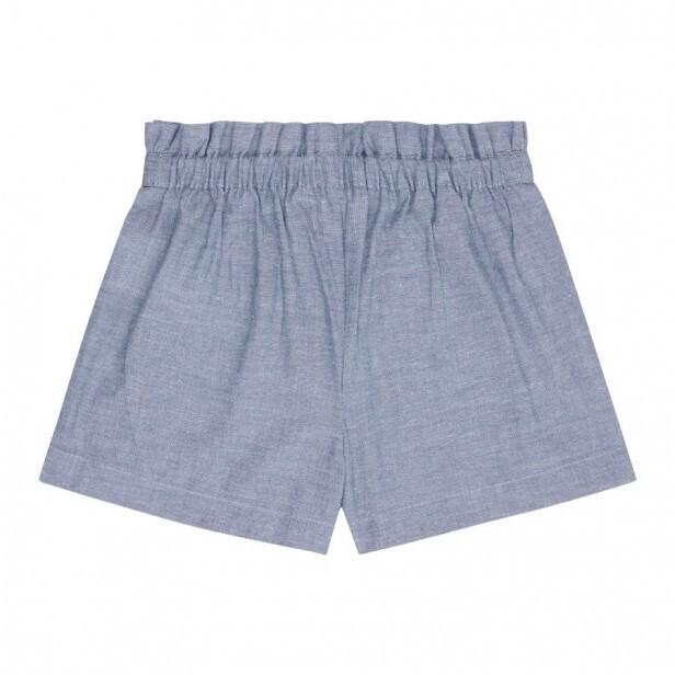 Short Bébé Fille Bio Bleu thumbnail