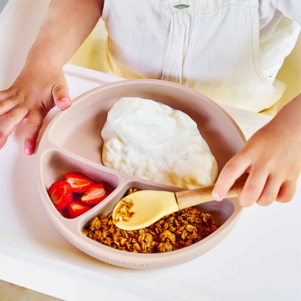 Assiette bébé compartimentée à ventouse Caramel thumbnail