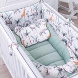 Oreiller coussin plat réversible , Safari thumbnail