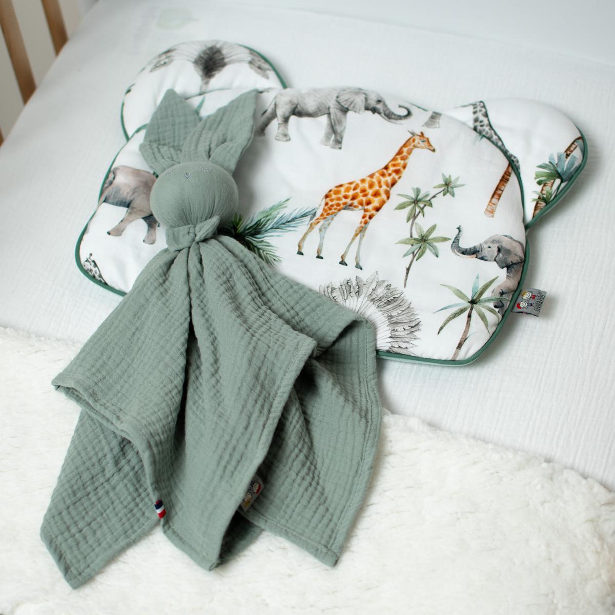 Oreiller coussin plat réversible , Safari thumbnail