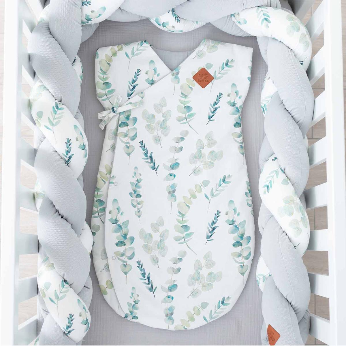 Tresse de lit bébé universelle, Eucalyptus thumbnail