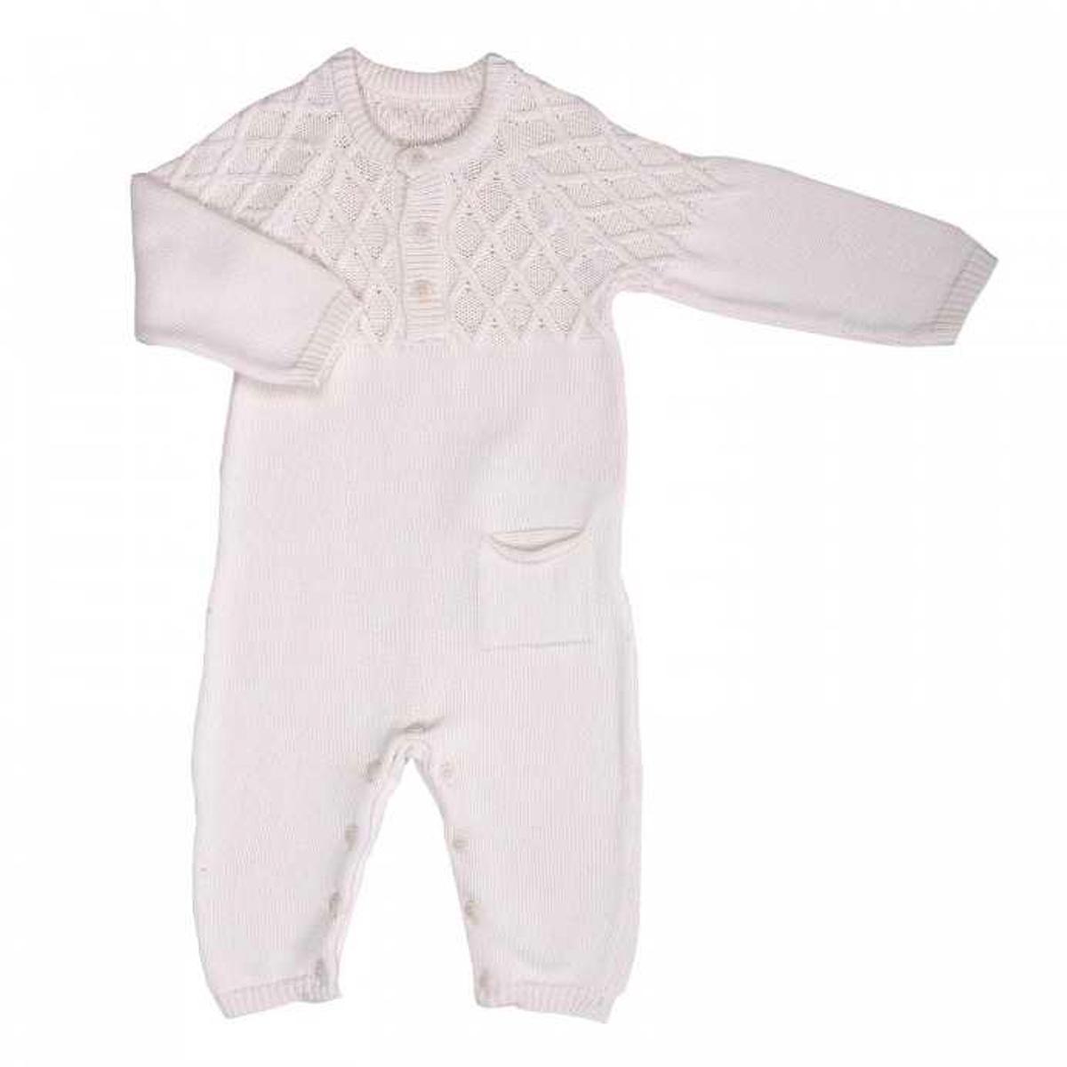 Combinaison bébé en tricot de coton bio, LOAN thumbnail