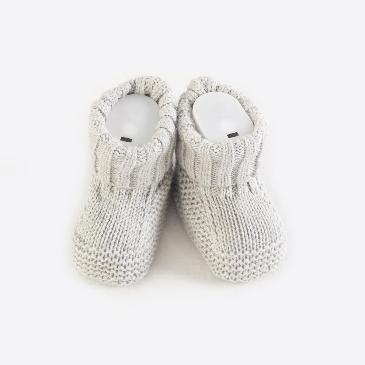 Chaussons en tricot de coton bio thumbnail