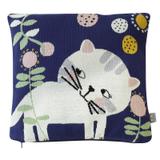Taie de coussin en tricot de coton, Chaton thumbnail