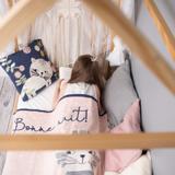 Taie de coussin en tricot de coton, Chaton thumbnail
