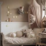 Trophée mural enfant en lin Lune Venise Beige thumbnail