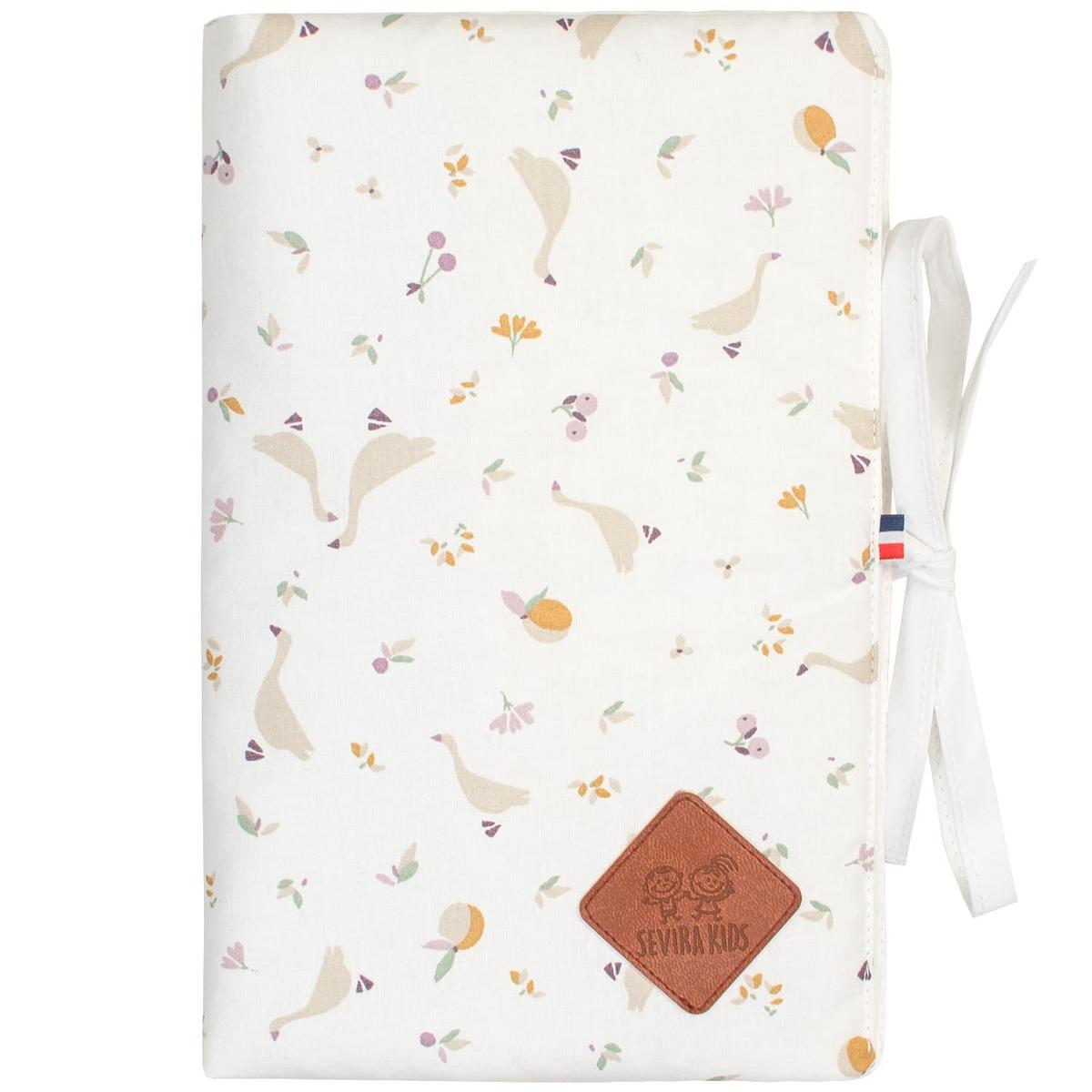 Protège carnet de santé bébé en coton, Sidonia thumbnail