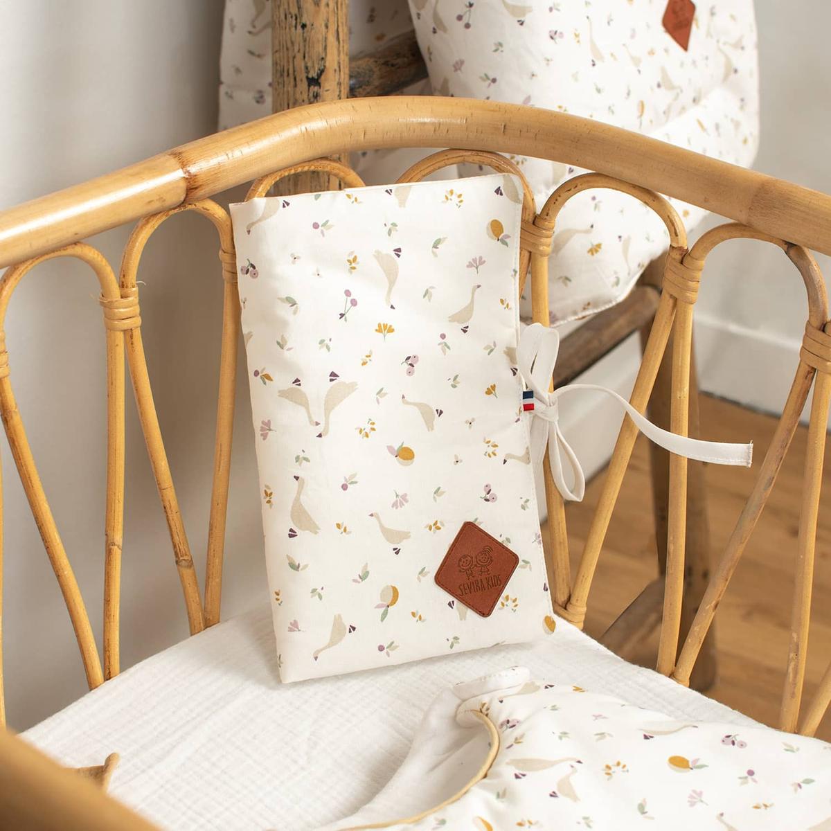 Protège carnet de santé bébé en coton, Sidonia thumbnail