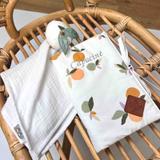 Protège carnet de santé bébé en coton, Clem thumbnail